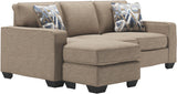 MARFA Driftwood 85" Wide Reversible Sofa Chaise