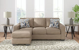 MARFA Driftwood 85" Wide Reversible Sofa Chaise