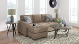 MARFA Driftwood 85" Wide Reversible Sofa Chaise