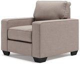 MARFA Gray 85" Wide Reversible Sofa Chaise