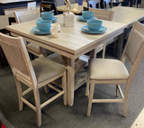 MARGOTT Light Gray 5 Piece Counter Set