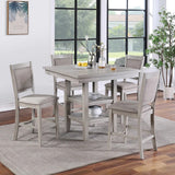 MARGOTT Light Gray 5 Piece Counter Set