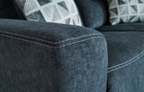 MARKSTON Denim Blue Power Reclining Living Room Set
