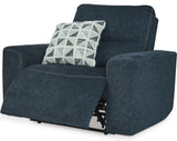 MARKSTON Denim Blue Power Reclining Living Room Set