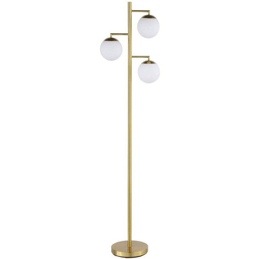 MARYAM Gold 16" x 66" Height Floor Lamp