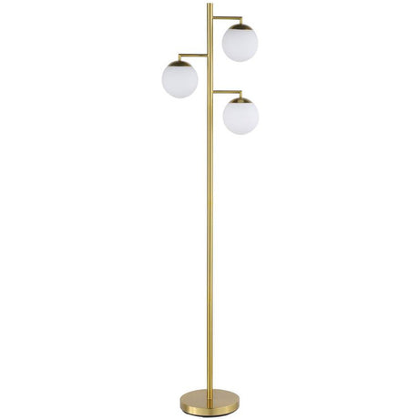 MARYAM Gold 16" x 66" Height Floor Lamp