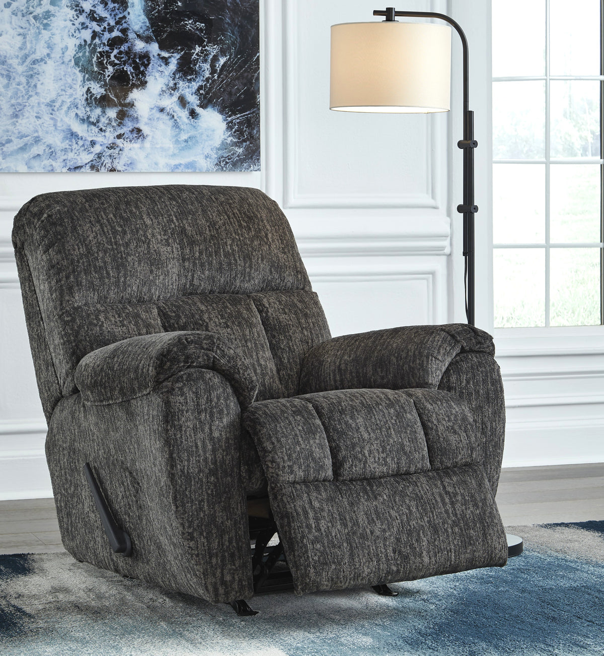 MASON Gray 38" Wide x 44" Depth Rocker Recliner