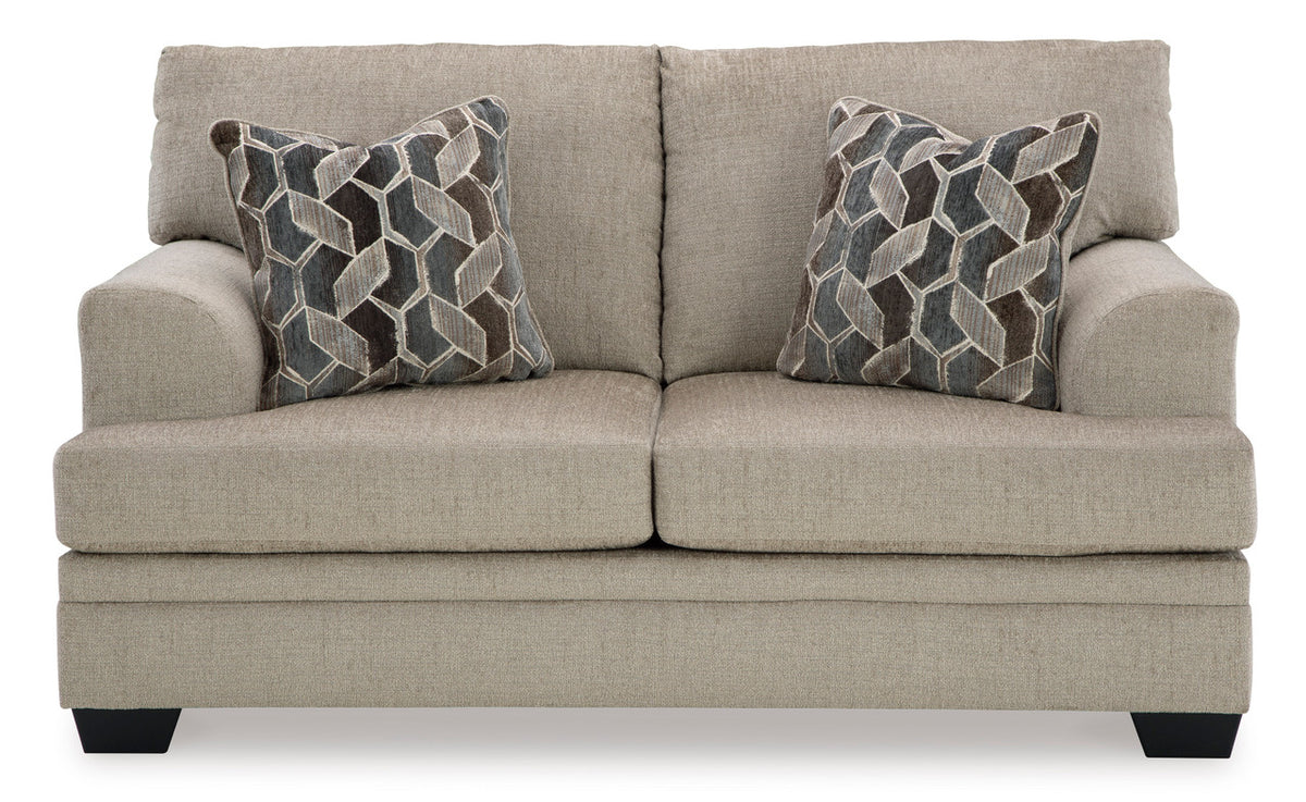 MATHEW Taupe 67" Wide x 39" Height  Loveseat