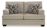 MATHEW Taupe Sofa Chaise & Loveseat