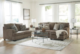 MATHEW Nutmeg Sofa Chaise & Loveseat