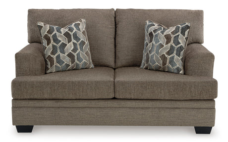 MATHEW Nutmeg Sofa Chaise & Loveseat