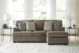 MATHEW Nutmeg 92" x 62" Reversible Sofa Chaise