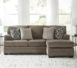 MATHEW Nutmeg 92" x 62" Reversible Sofa Chaise