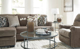 MATHEW Nutmeg 92" x 62" Reversible Sofa Chaise