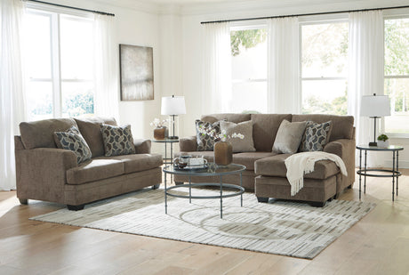 MATHEW Nutmeg 92" x 62" Reversible Sofa Chaise