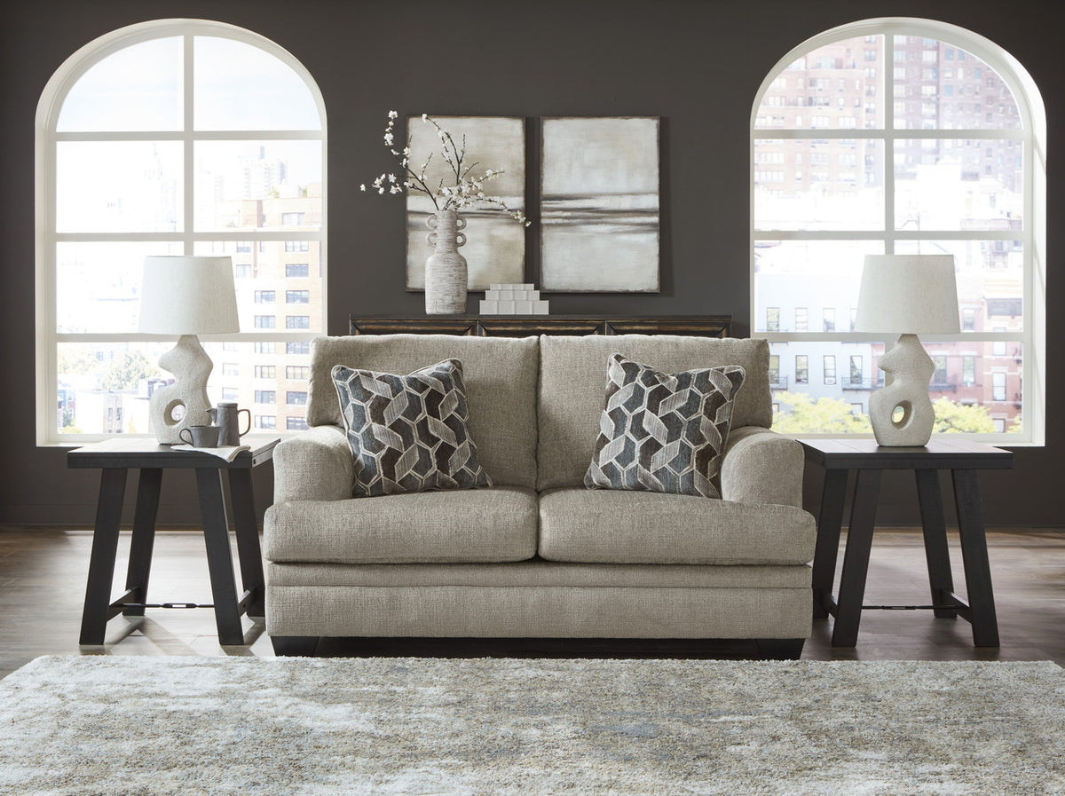 MATHEW Taupe 67" Wide x 39" Height  Loveseat