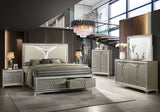MCQUEEN Champagen Storage Bedroom Set