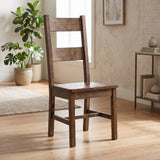 MEADOWBROOK Rustic Brown 19" Wide Dining Chair