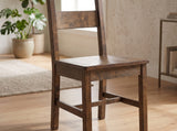 MEADOWBROOK Rustic Brown 19" Wide Dining Chair