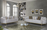 MEDUSA TWO Cream Velvet Sofa & Loveseat