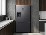 MEIZA S26 Matte Black Steel 31 cu. ft. Large Capacity French Door Refrigerator
