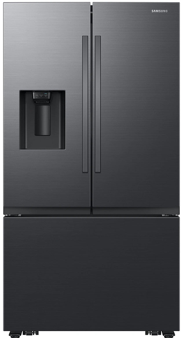 MEIZA S26 Matte Black Steel 31 cu. ft. Large Capacity French Door Refrigerator