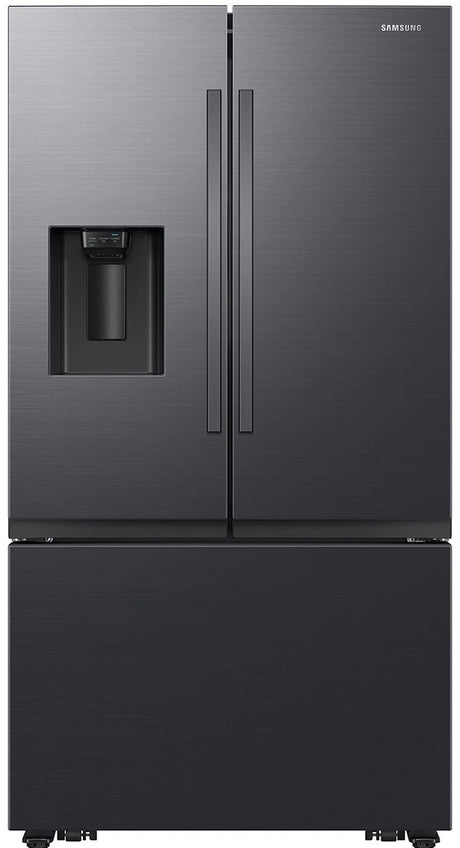 MEIZA S26 Matte Black Steel 31 cu. ft. Large Capacity French Door Refrigerator