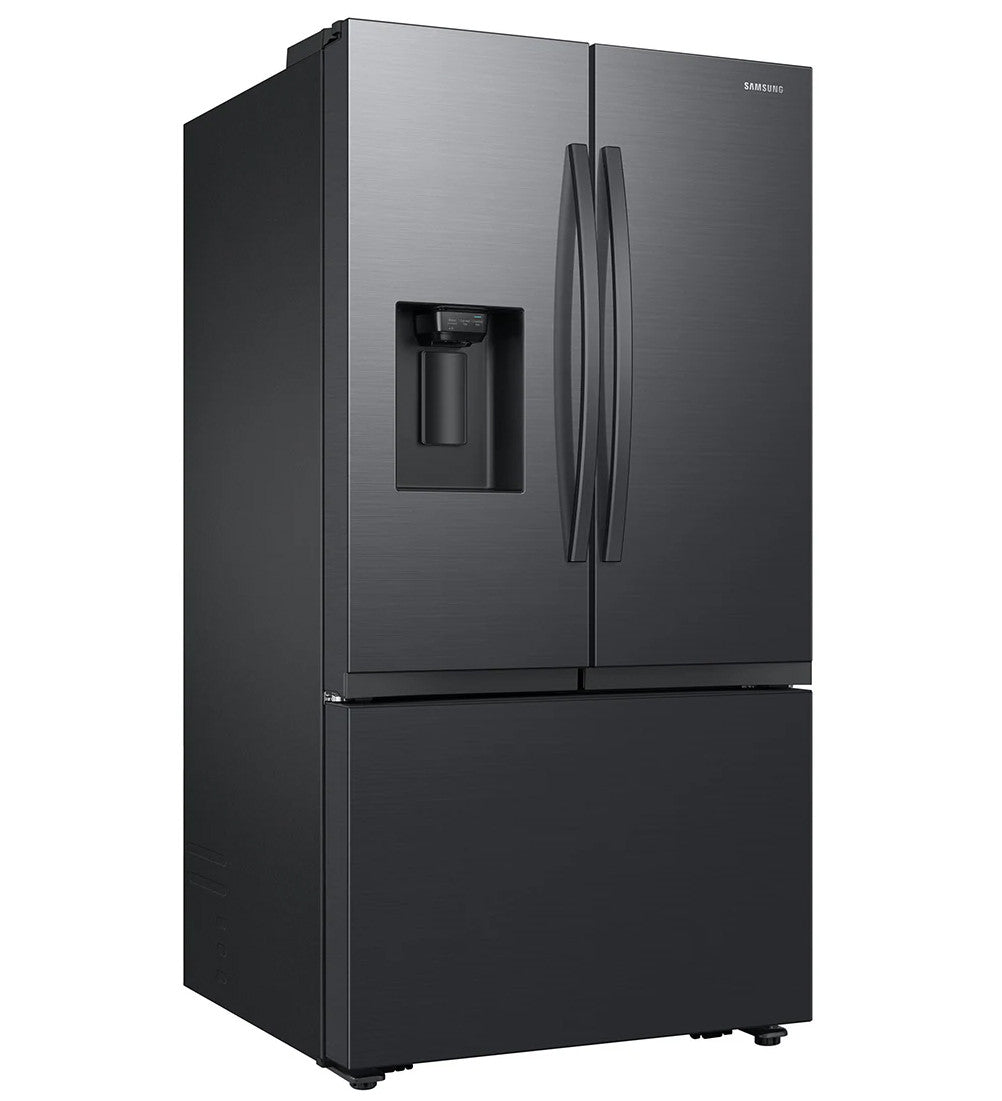 MEIZA S26 Matte Black Steel 31 cu. ft. Large Capacity French Door Refrigerator