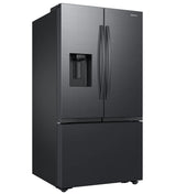 MEIZA S26 Matte Black Steel 31 cu. ft. Large Capacity French Door Refrigerator