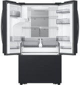 MEIZA S26 Matte Black Steel 31 cu. ft. Large Capacity French Door Refrigerator