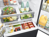MEIZA S26 Matte Black Steel 31 cu. ft. Large Capacity French Door Refrigerator