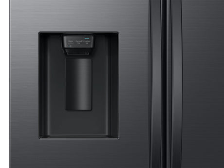 MEIZA S26 Matte Black Steel 31 cu. ft. Large Capacity French Door Refrigerator
