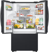 MEIZA S26 Matte Black Steel 31 cu. ft. Large Capacity French Door Refrigerator