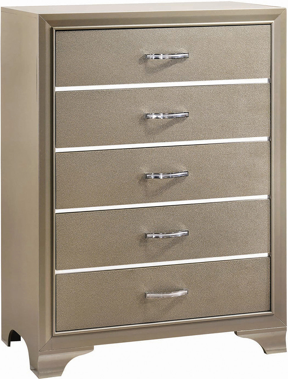 MELENNA Champagne Glam Bedroom Set