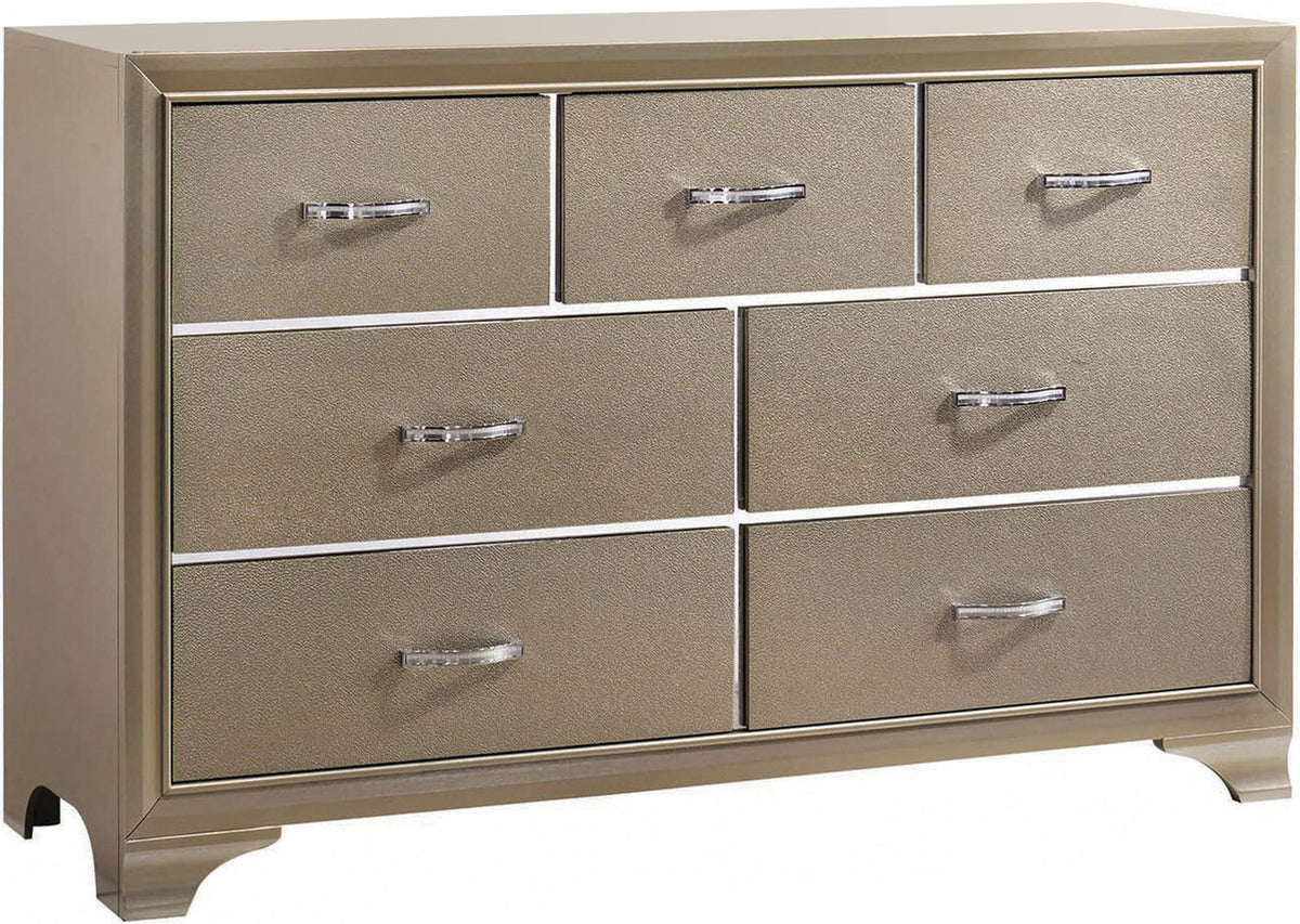 MELENNA Champagne 59" Wide Dresser