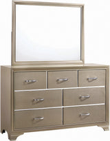 MELENNA Champagne Glam Bedroom Set