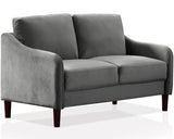 MESSI Gray Sofa & Loveseat (RTA)