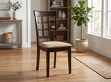 MEYER Dark Brown 17" Wide Dining Chair