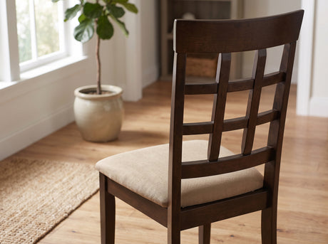 MEYER Dark Brown 17" Wide Dining Chair