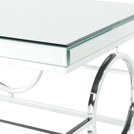 MICHELLE Mirrored 44" Wide Sofa Table