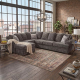 MIDCITY Galactic Dark Gray 124" x 97" Reversible Sectional