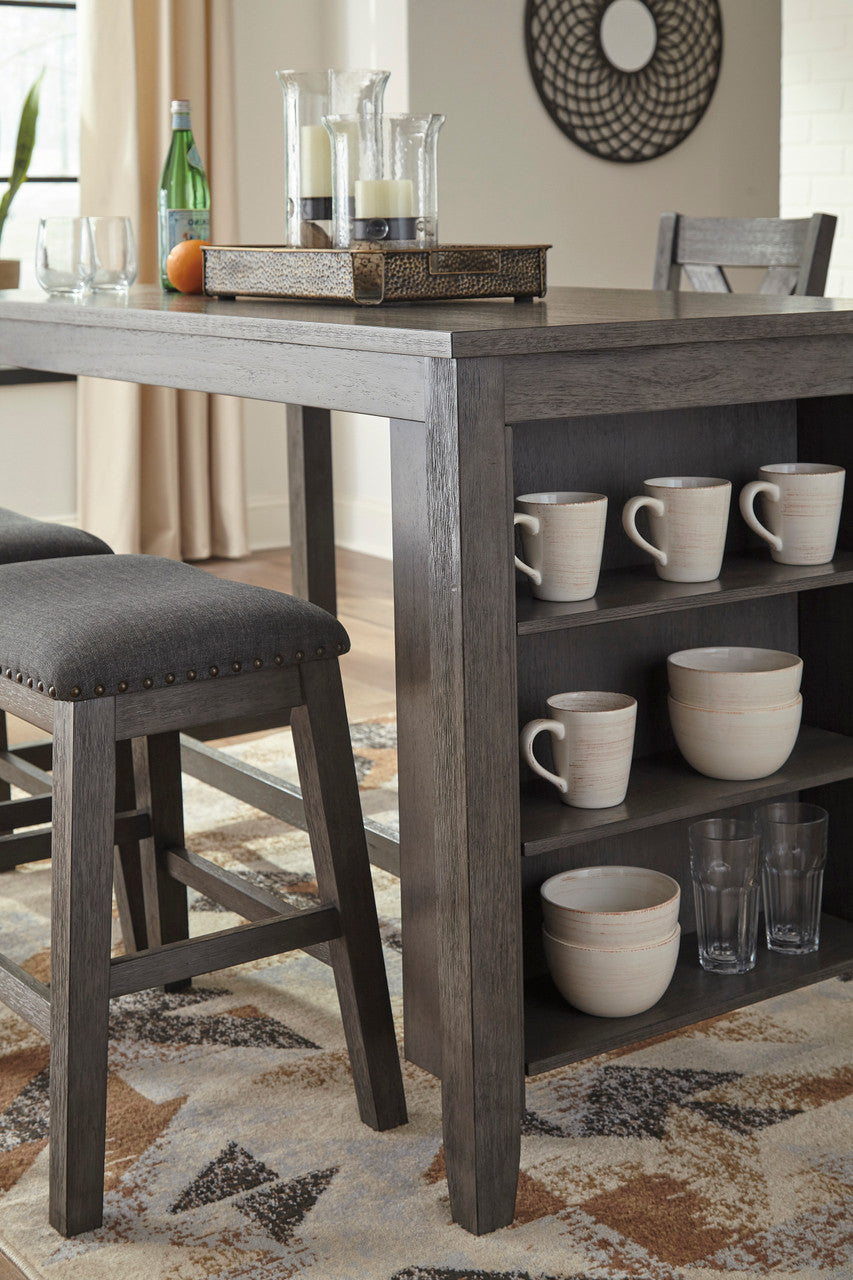MOENNE Gray 60" Wide Counter Table