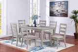 MOORVILLE Light Gray 6 Piece Dining Set
