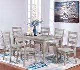 MOORVILLE Light Gray 6 Piece Dining Set