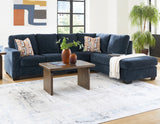 MORIZA Ink Blue 111" Wide Sectional