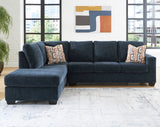 MORIZA Ink Blue 111" Wide Sectional