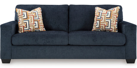MORIZA Ink Blue 85" Wide Sofa