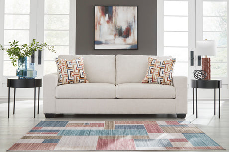 MORIZA Beige 85" Wide Queen Sofa Sleeper