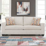 MORIZA Beige 85" Wide Queen Sofa Sleeper