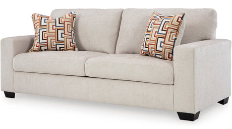 MORIZA Beige 85" Wide Queen Sofa Sleeper